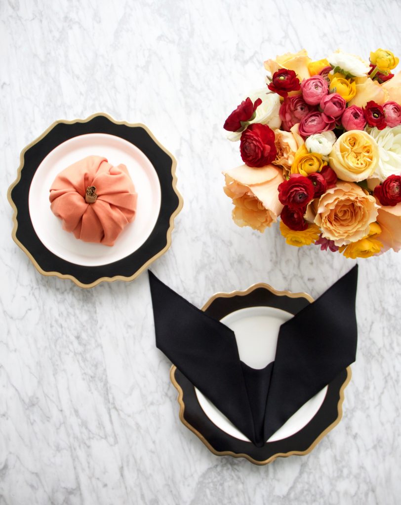 Amazing Halloween Napkin Folding Ideas The Kaya Collection