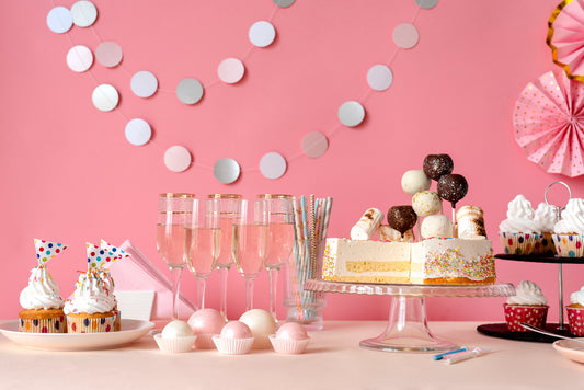 Girly Glam: Adorable Dessert Table Decor for Girls' Birthday Parties