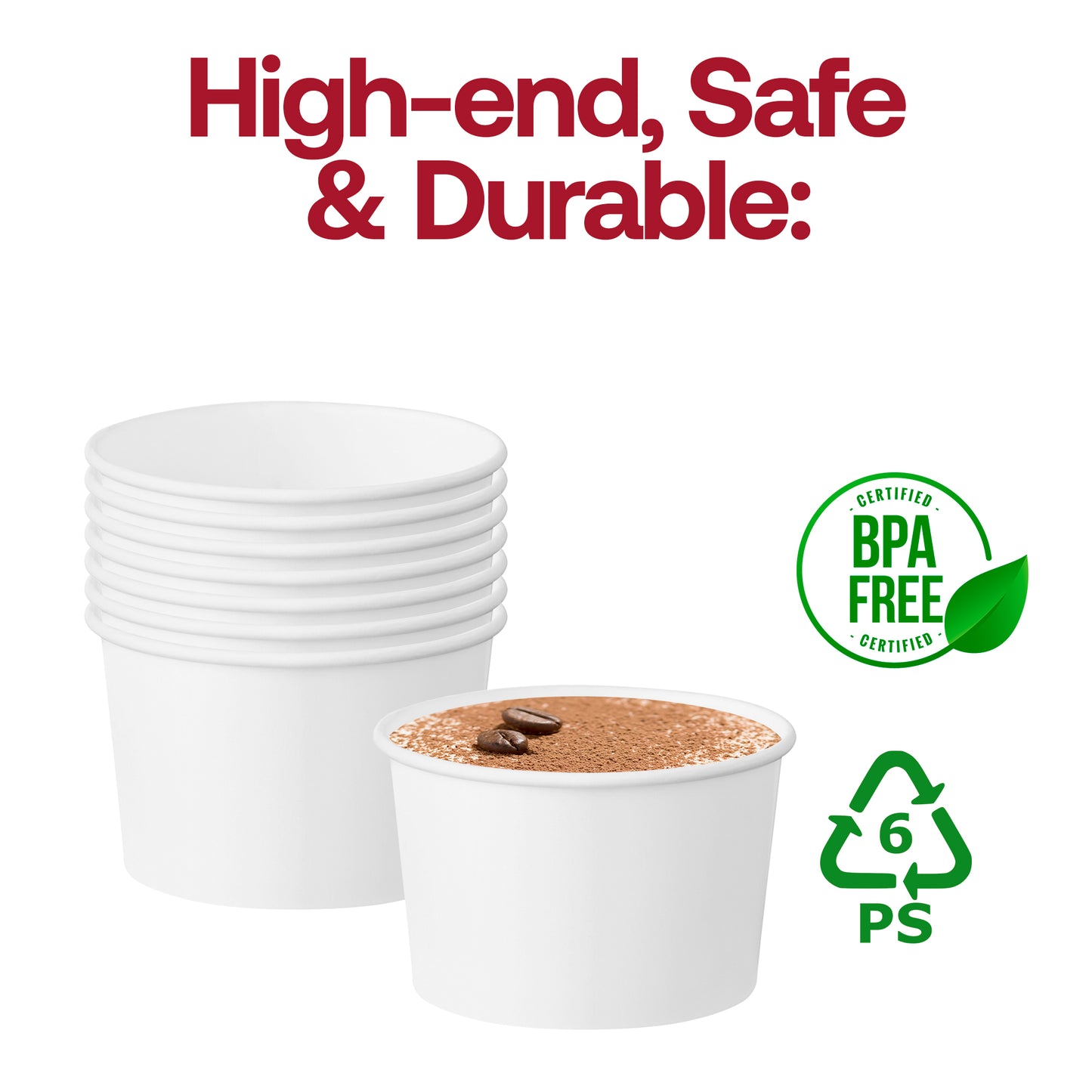 12 oz Squat Paper Soup Cups
