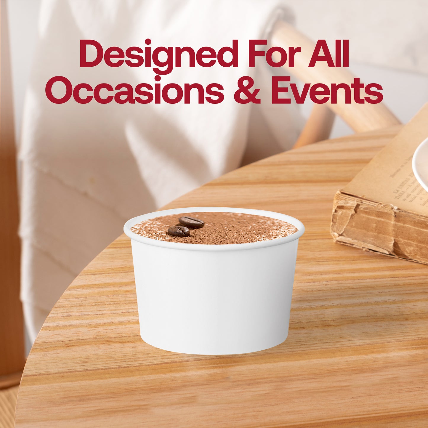12 oz Squat Paper Soup Cups