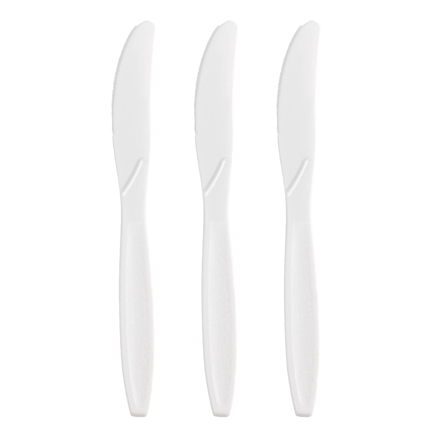 White Disposable Plastic Knives