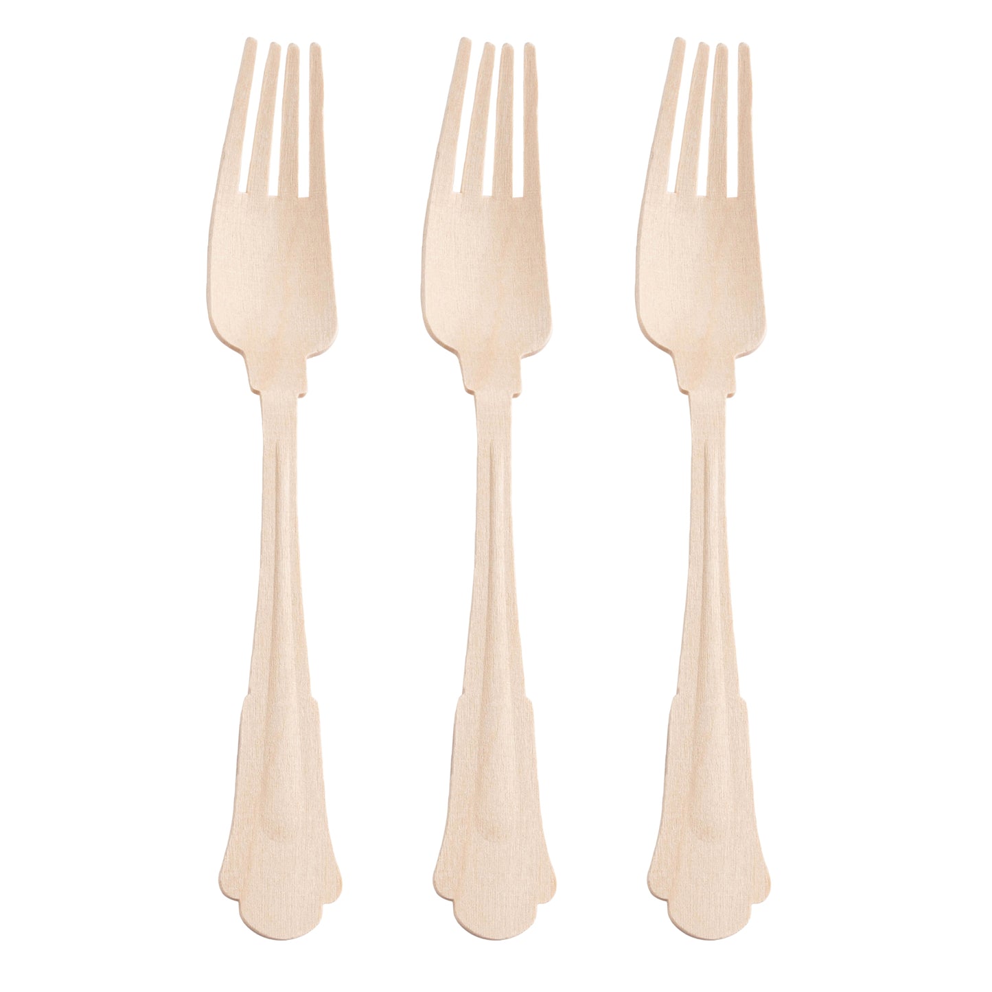 Silhouette Palm Leaf Disposable Eco-Friendly Dinner Forks