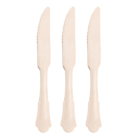 Silhouette Palm Leaf Disposable Eco-Friendly Dinner Knives