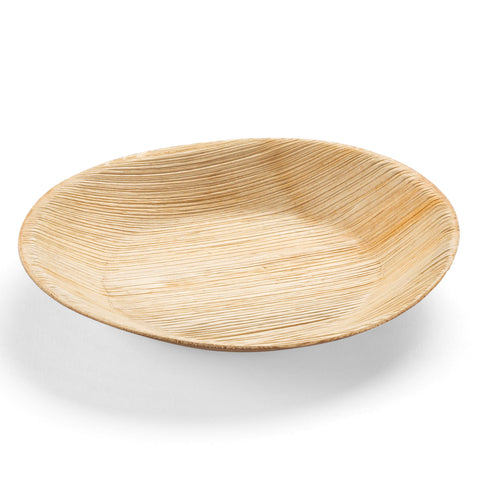 Round Palm Leaf Eco Friendly Pastry Plates (5