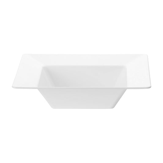 White Square Disposable Plastic Dessert Bowls (5 oz.)