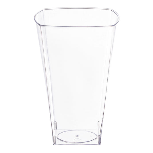 10 oz. Clear Square Disposable Plastic Cups
