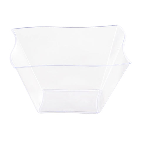 Clear Wave Disposable Plastic Soup Bowls (14 oz.)