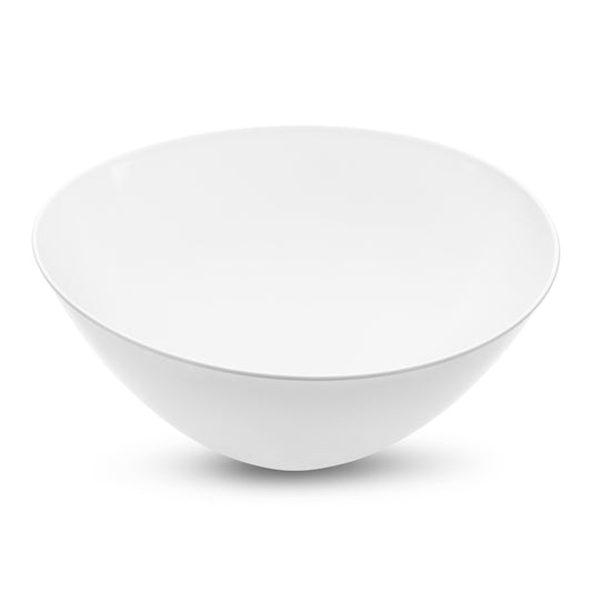 Solid White Organic Round Plastic Bowls (32 oz.)
