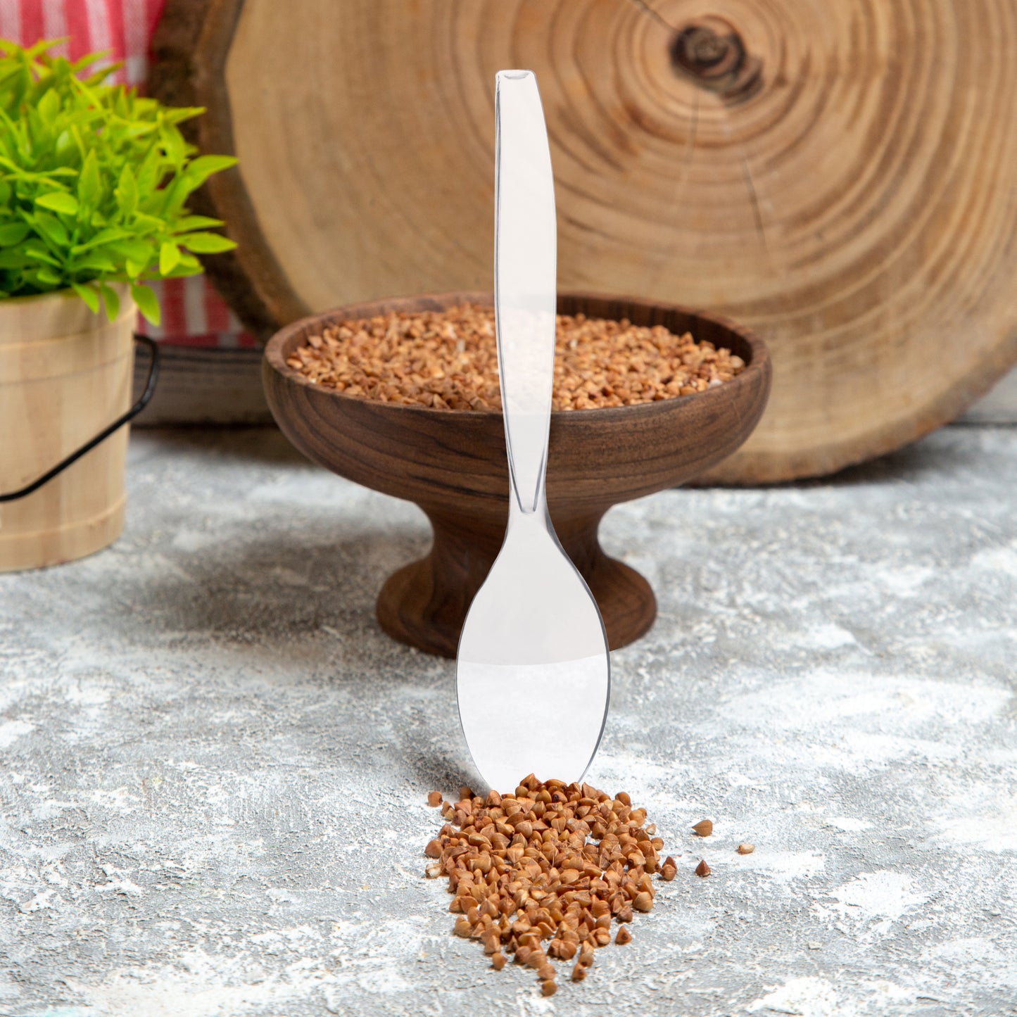 Clear Plastic Disposable Serving Spoons