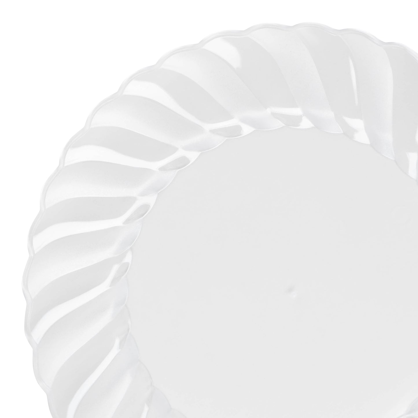 Clear Flair Plastic Dinner Plates (10.25") | The Kaya Collection