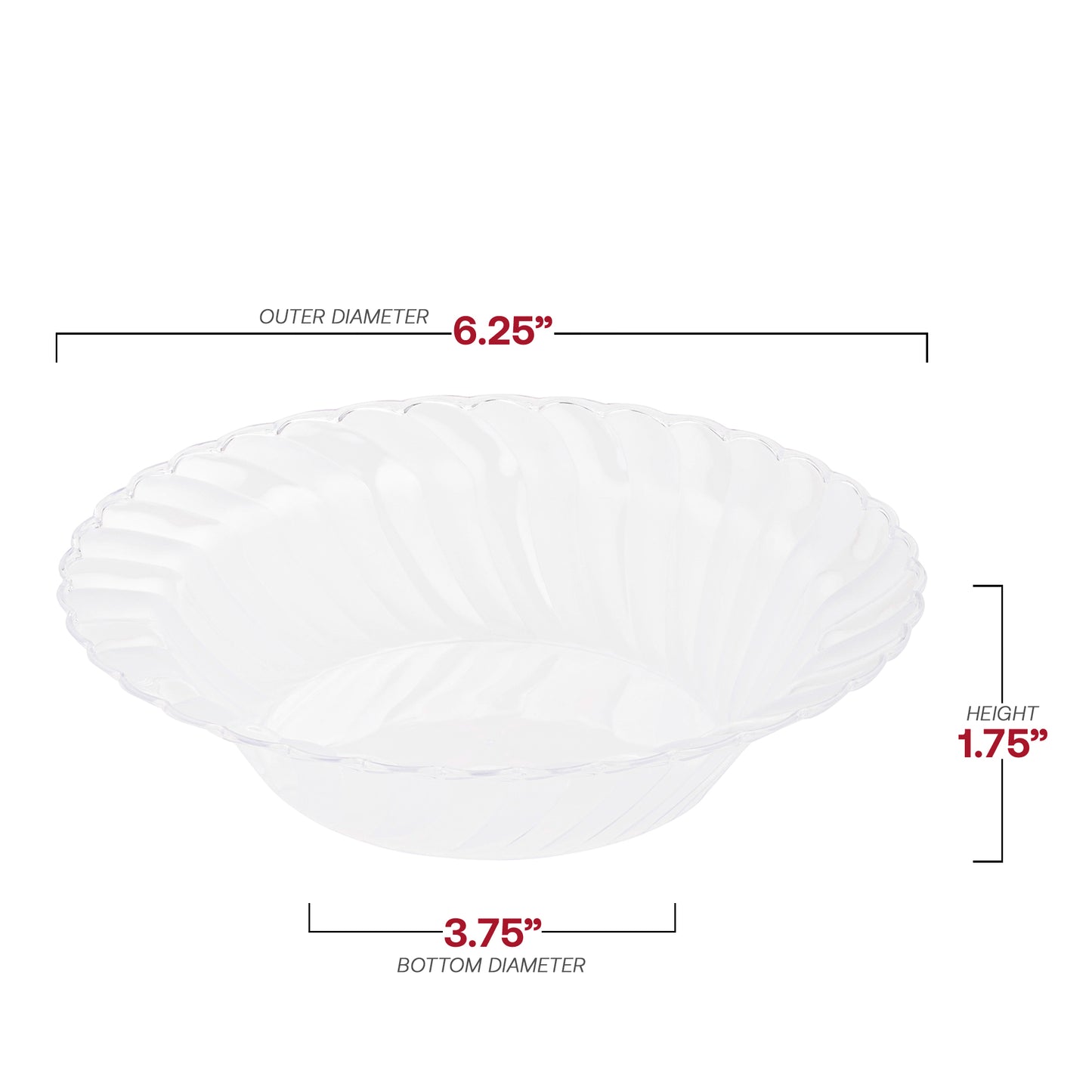 Clear Flair Disposable Plastic Soup Bowls (12 oz.) Main | The Kaya Collection