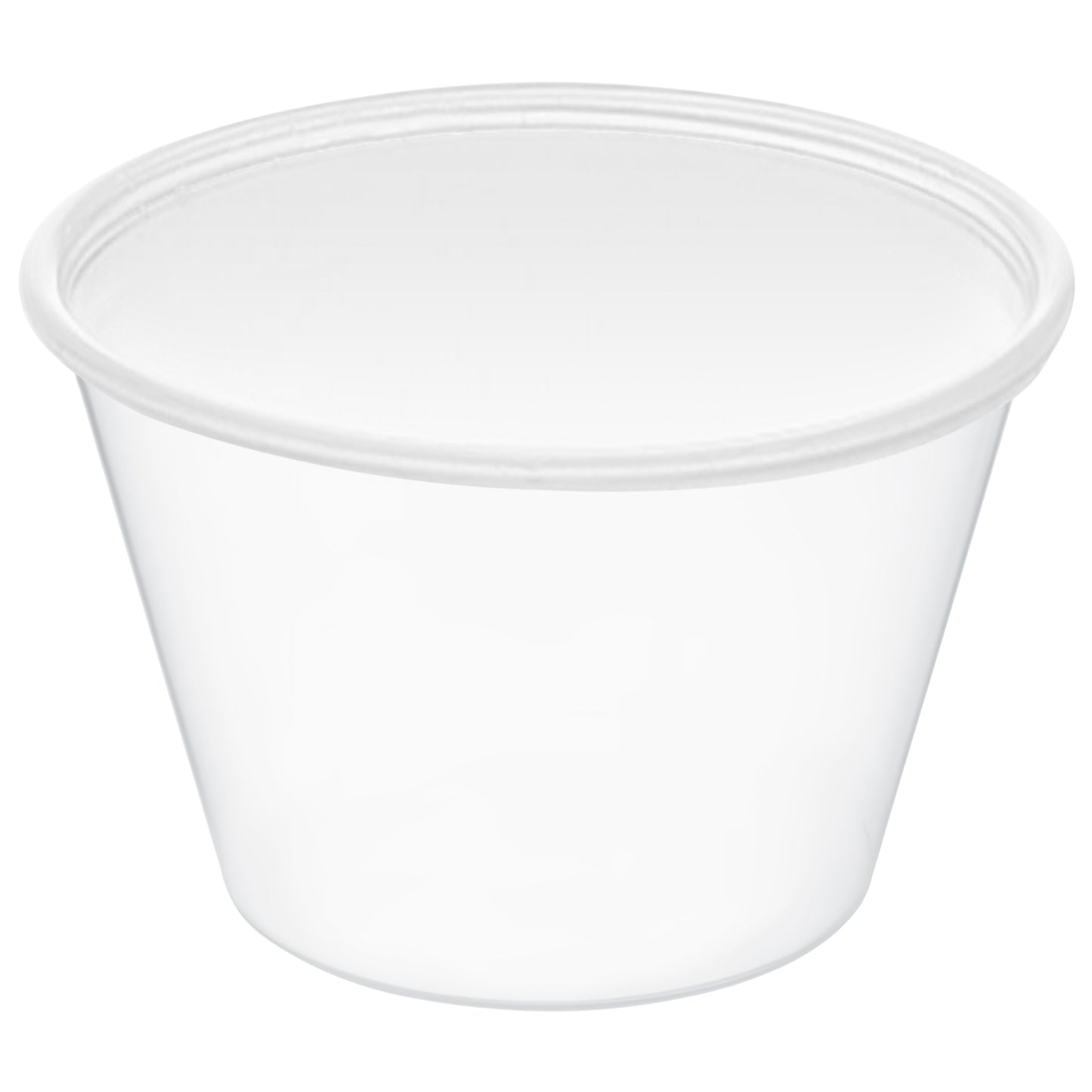 Clear Plastic Disposable Portion / Souffle cup 4oz