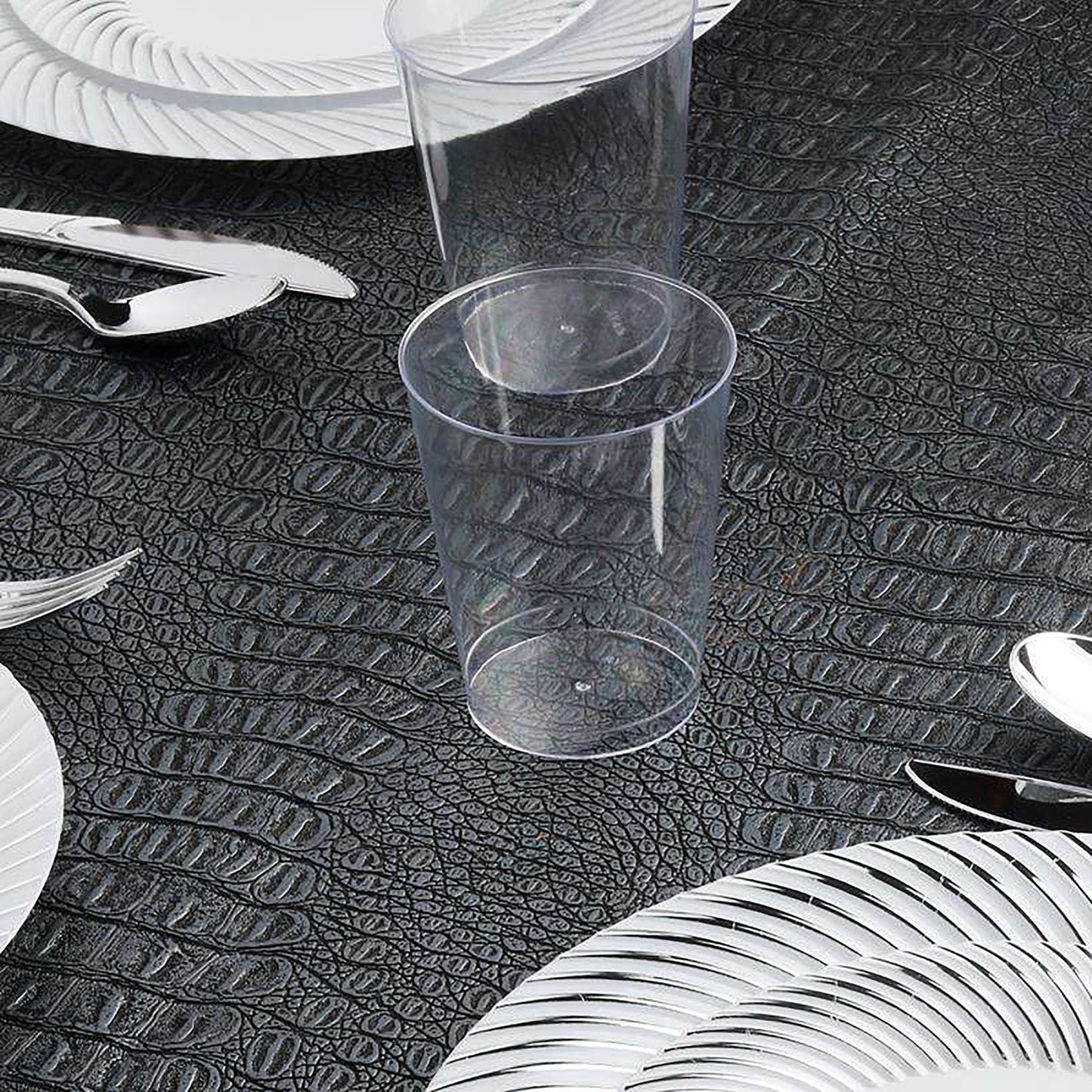 10 oz. Clear Round Disposable Plastic Cups