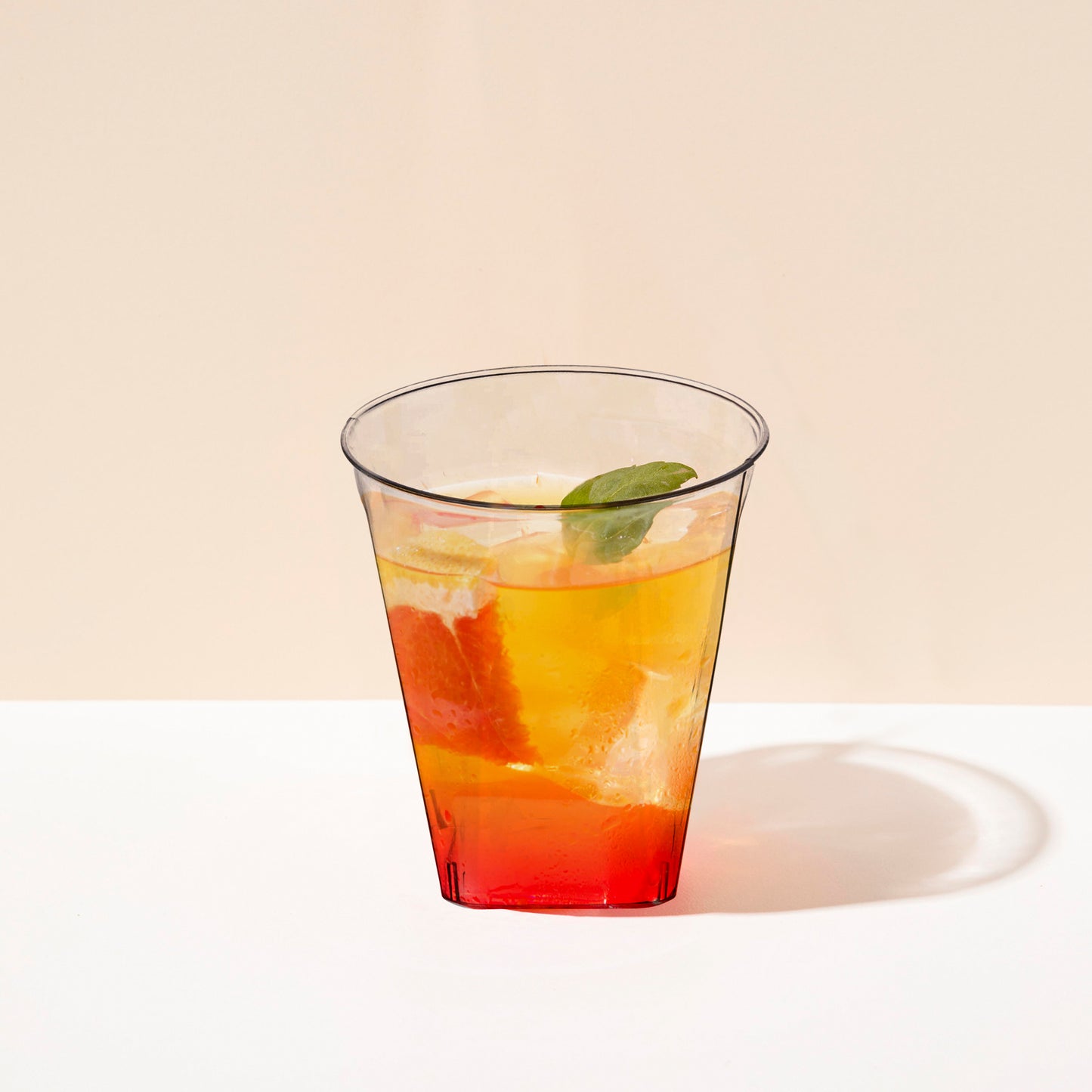 2 oz. Clear Square Bottom Plastic Disposable Shot Cups