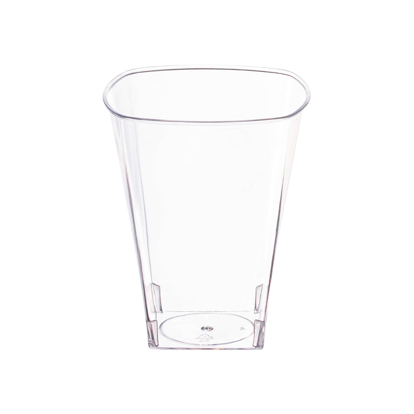 8 oz. Clear Square Disposable Plastic Cups