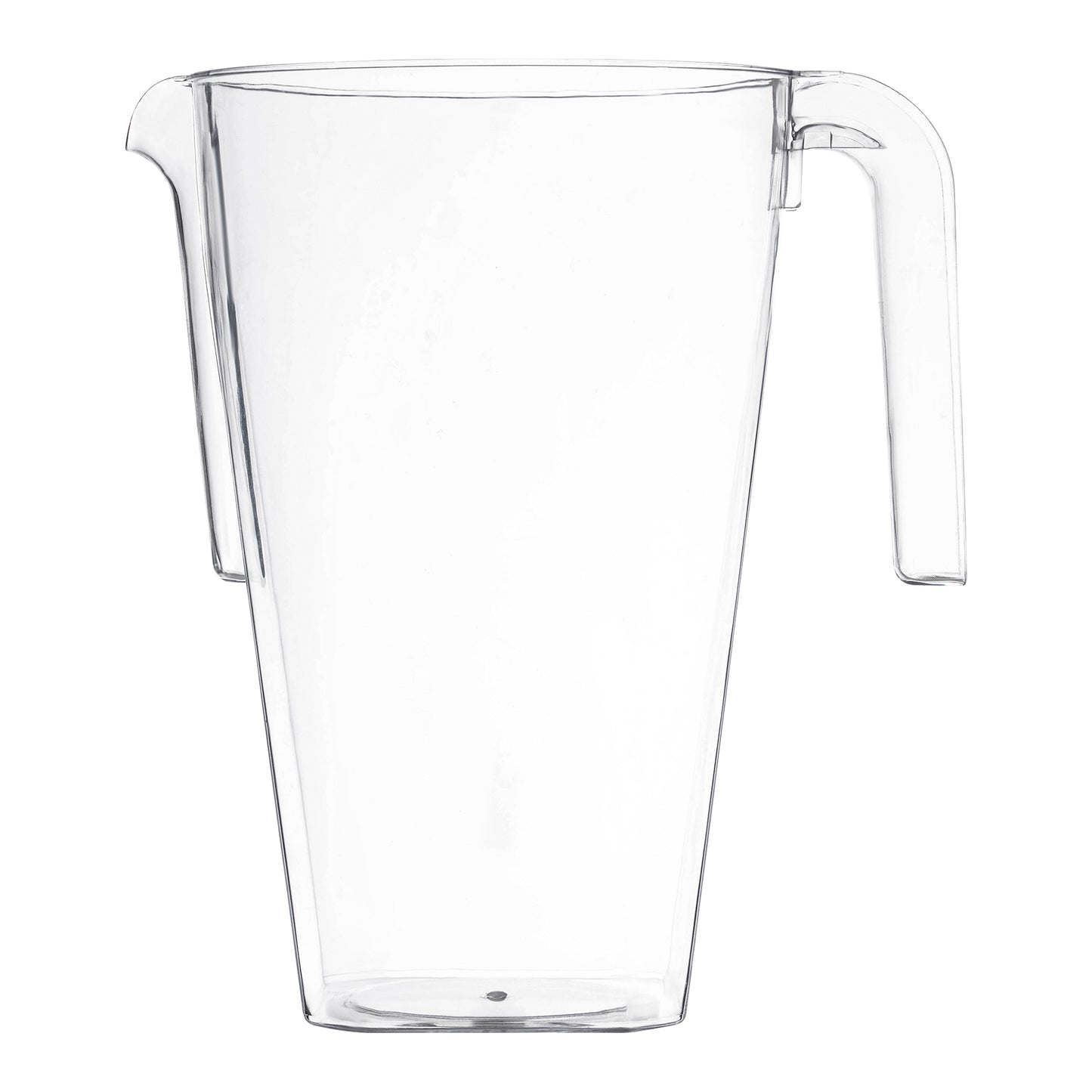 52 oz. Clear Square Plastic Disposable Pitchers Main | The Kaya Collection