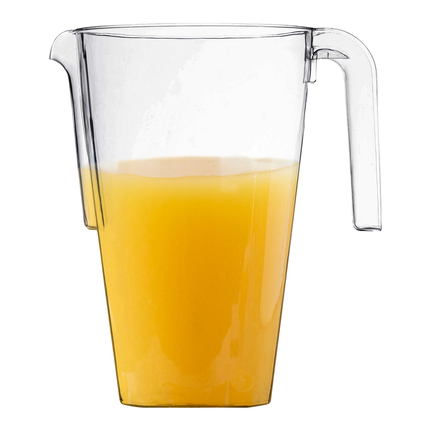 52 oz. Clear Square Plastic Disposable Pitchers Secondary | The Kaya Collection