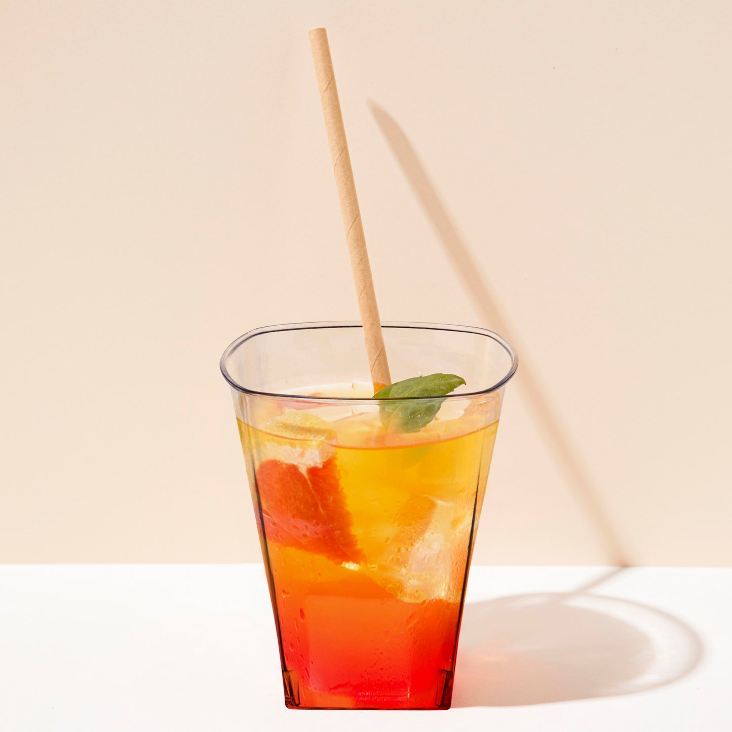 2 oz. Clear Square Disposable Plastic Shot Glasses