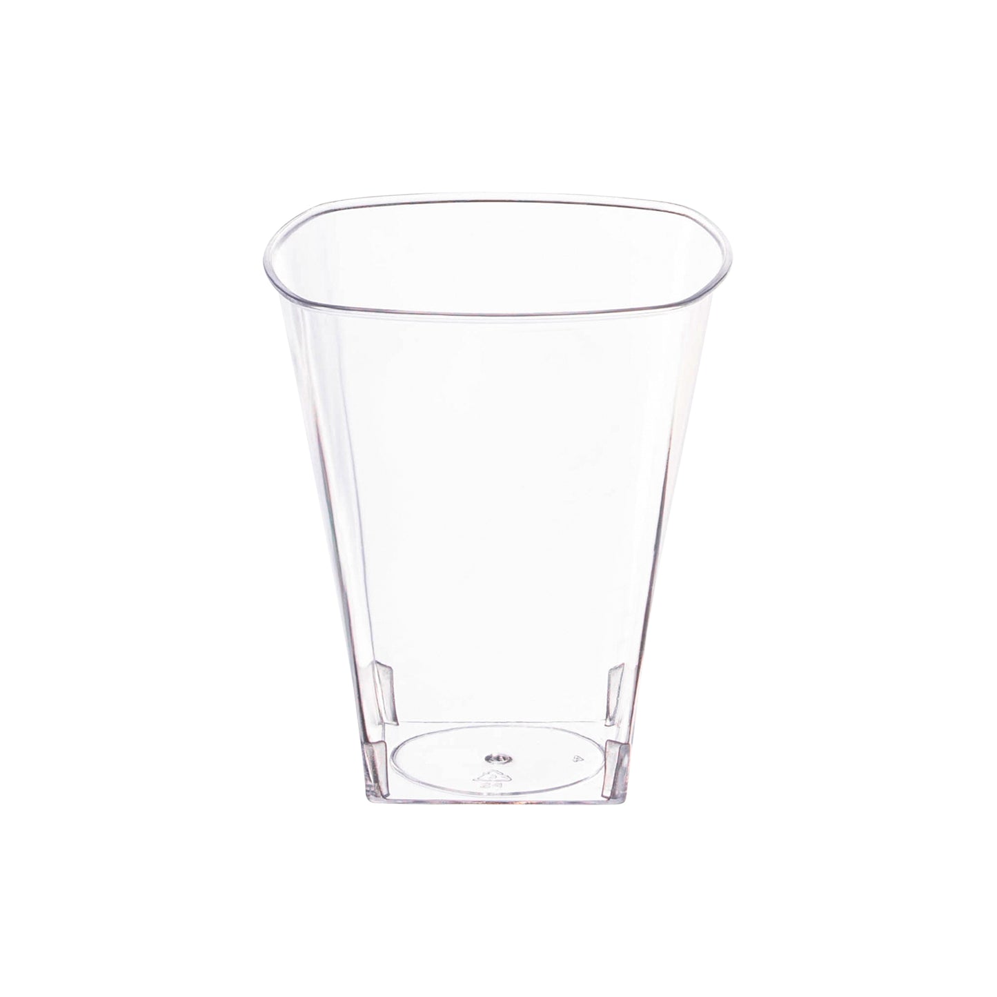 2 oz. Clear Square Disposable Plastic Shot Glasses