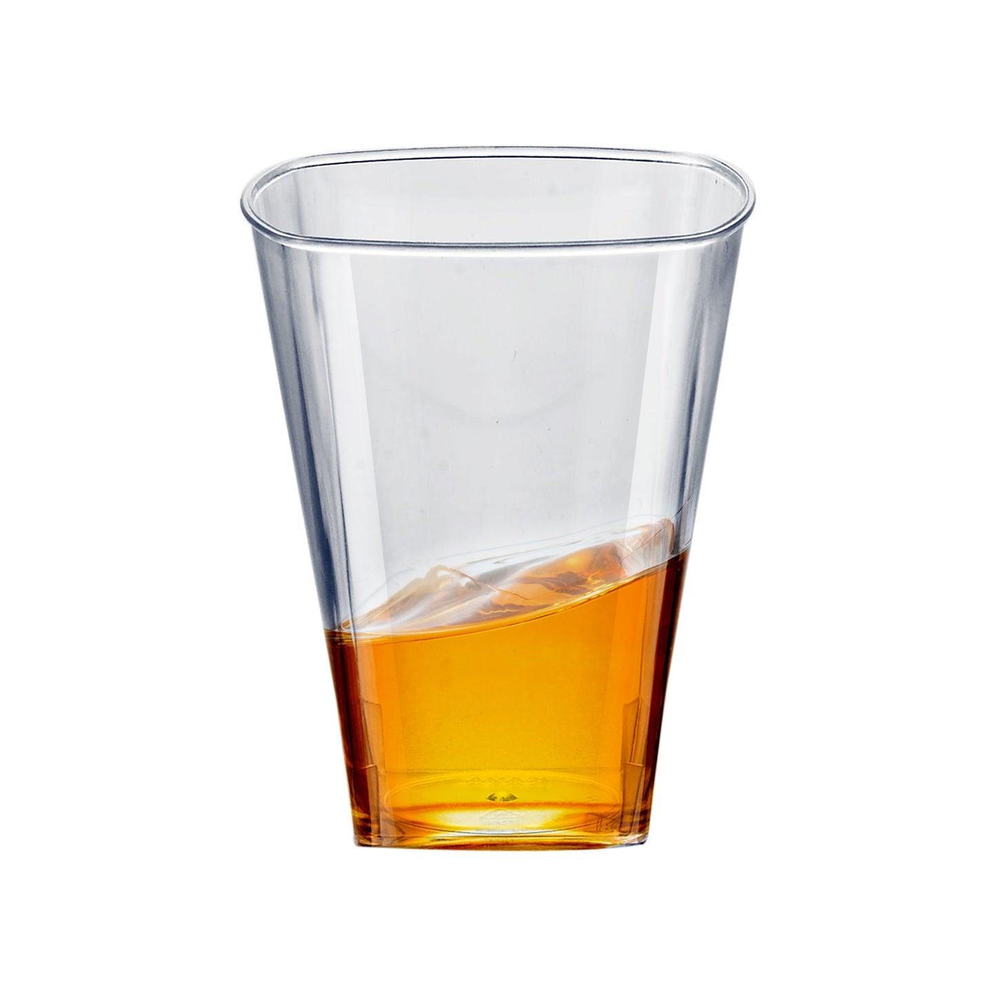 2 oz. Clear Square Disposable Plastic Shot Glasses