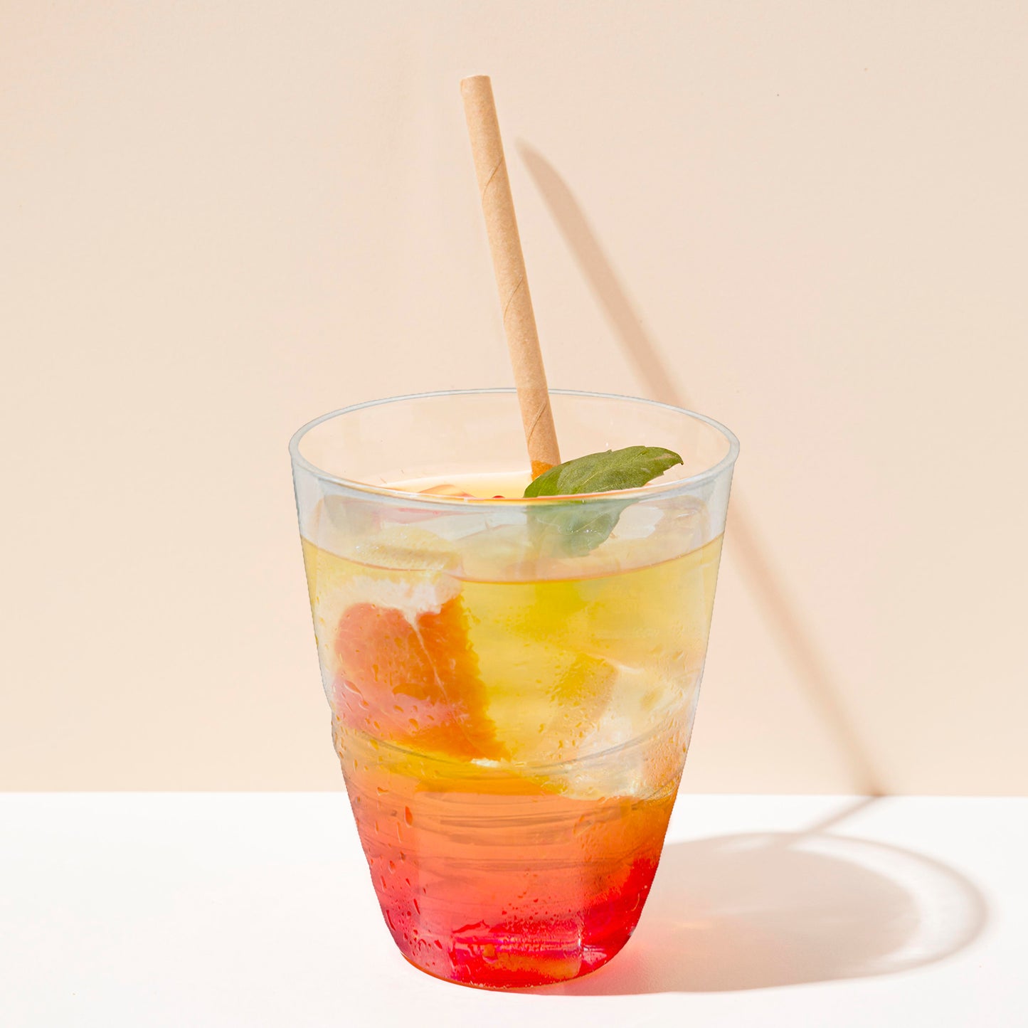 17 oz Clear Swirl Plastic Tumblers