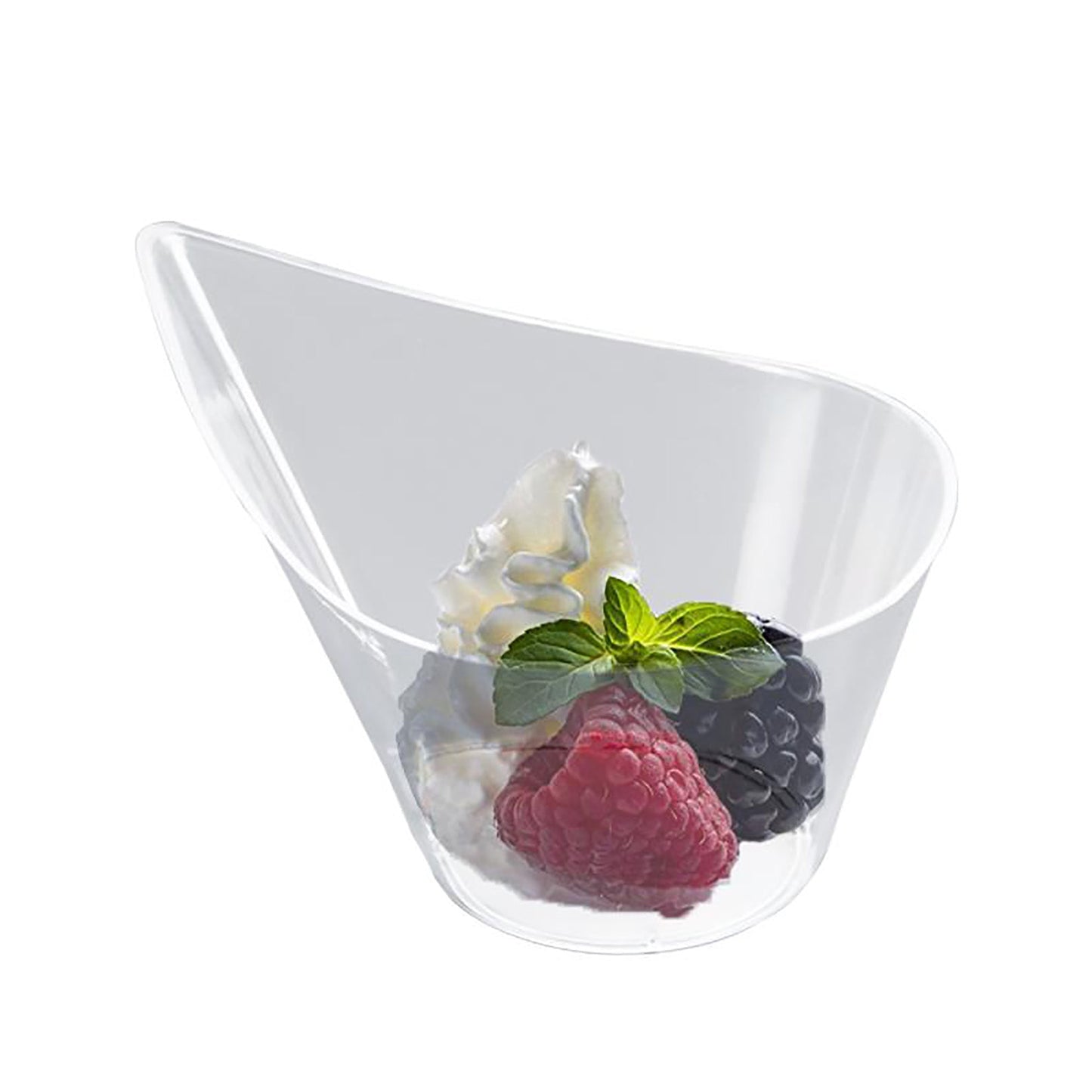 4.375" Clear Teardrop Plastic Disposable Cups