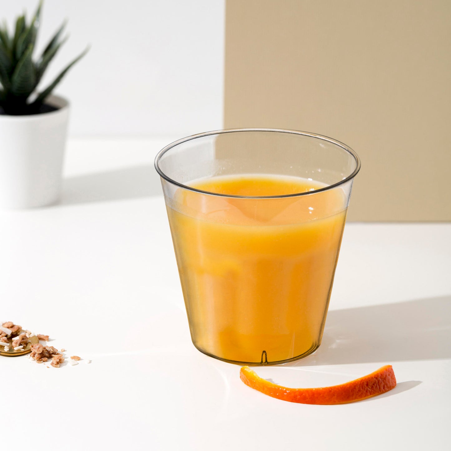 9 oz. Fancy Crystal Clear Disposable Plastic Party Cups