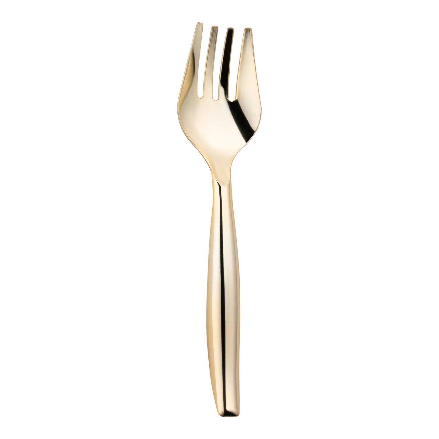 Gold Disposable Plastic Serving Forks Main | The Kaya Collection