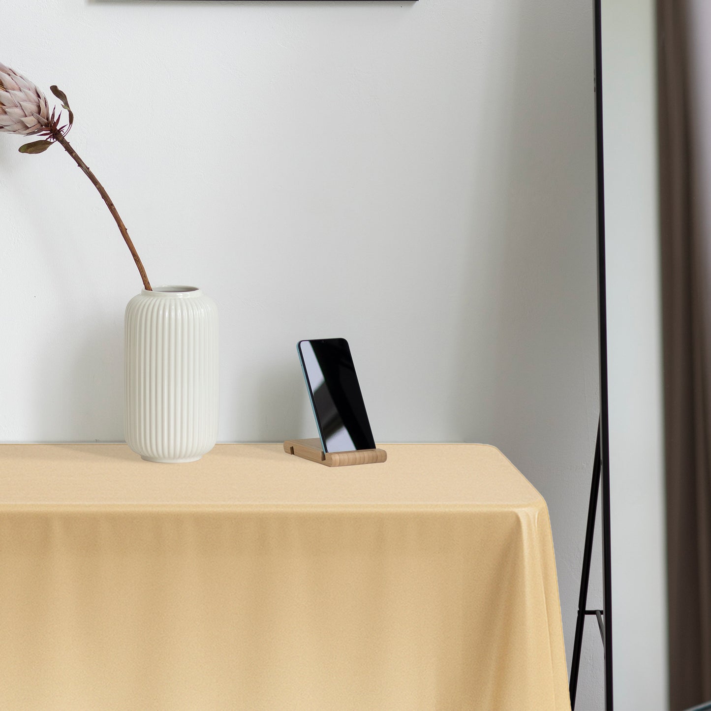 Gold Rectangular Plastic Tablecloths (54" x 108")