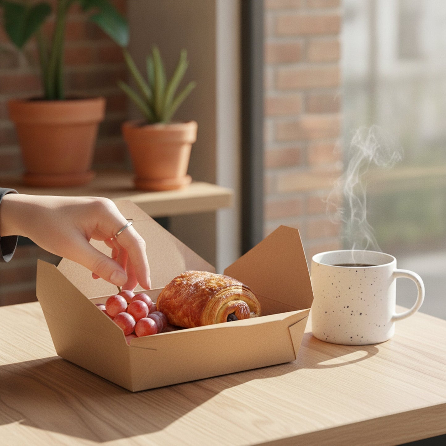 Kraft Folded Paper #2 Container