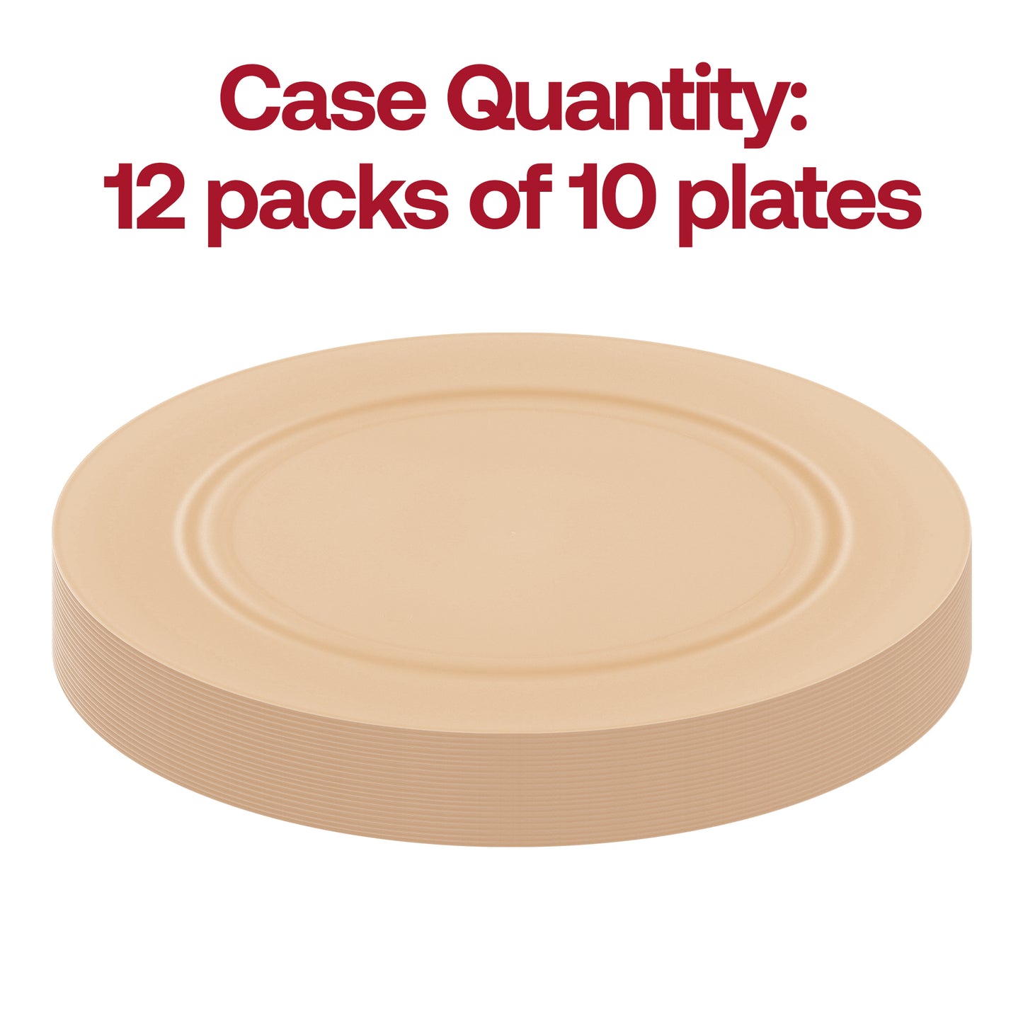 Matte Bright Yellow Round Plastic Salad Plates (7.5")