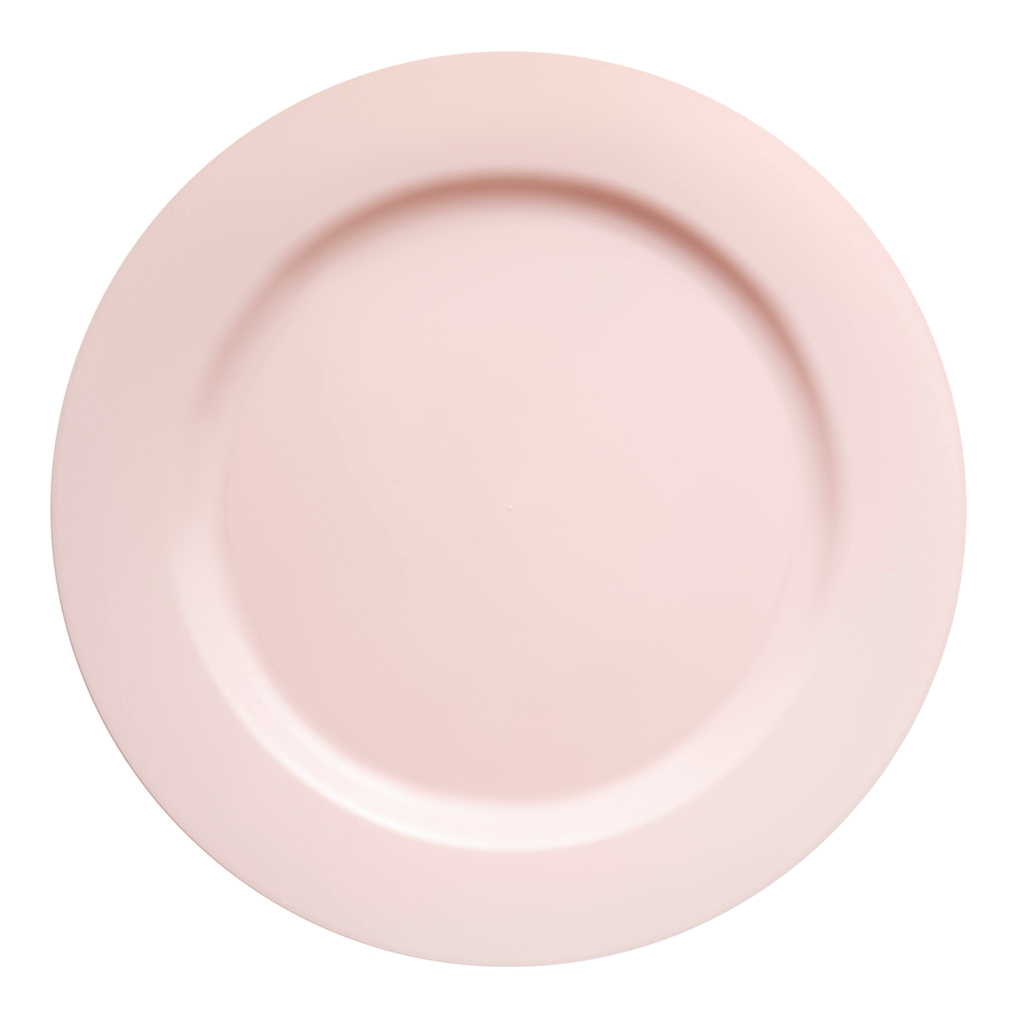 Matte Pink Round Disposable Plastic Appetizer/Salad Plates (7.5") | The Kaya Collection