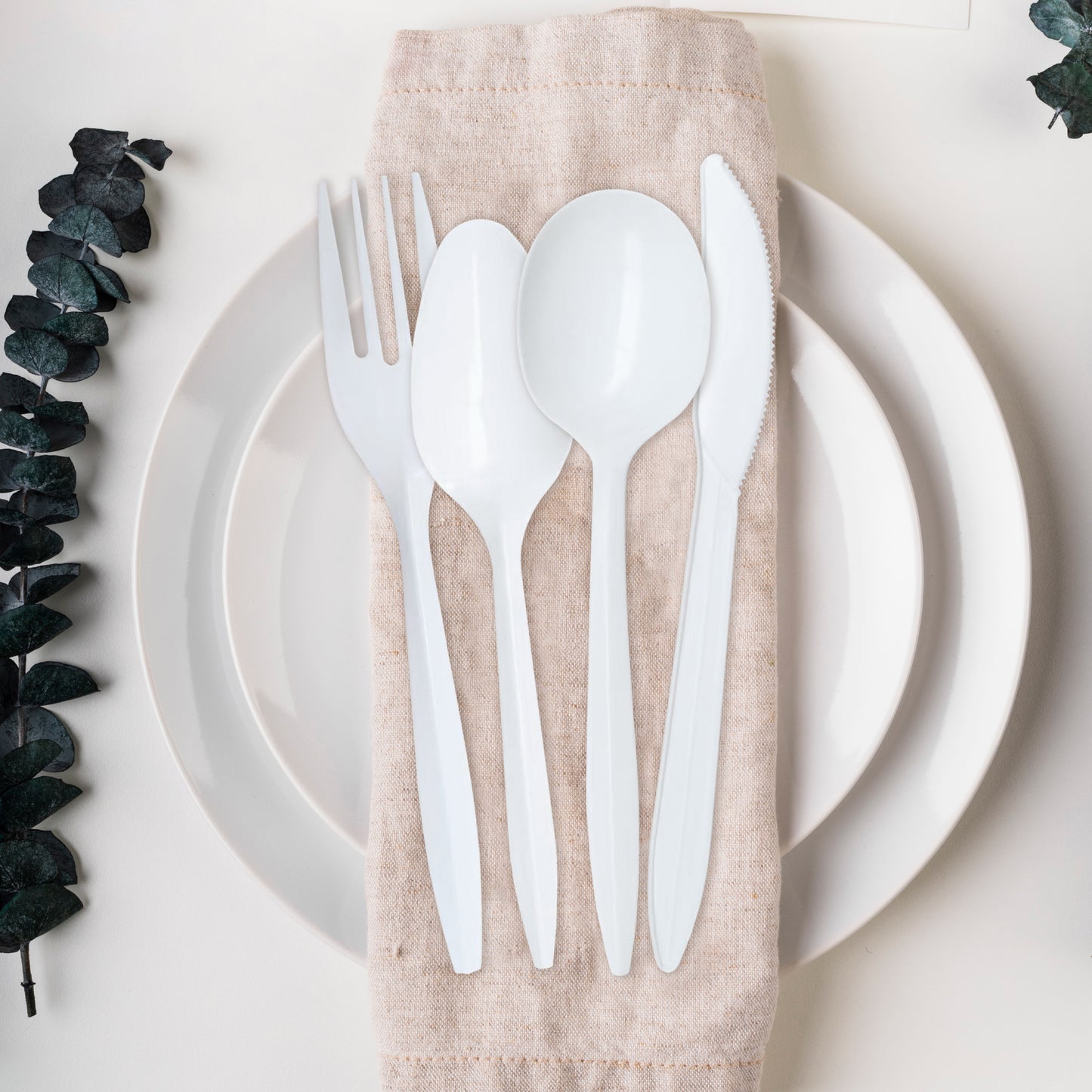 Medium Weight Disposable Plastic Knives