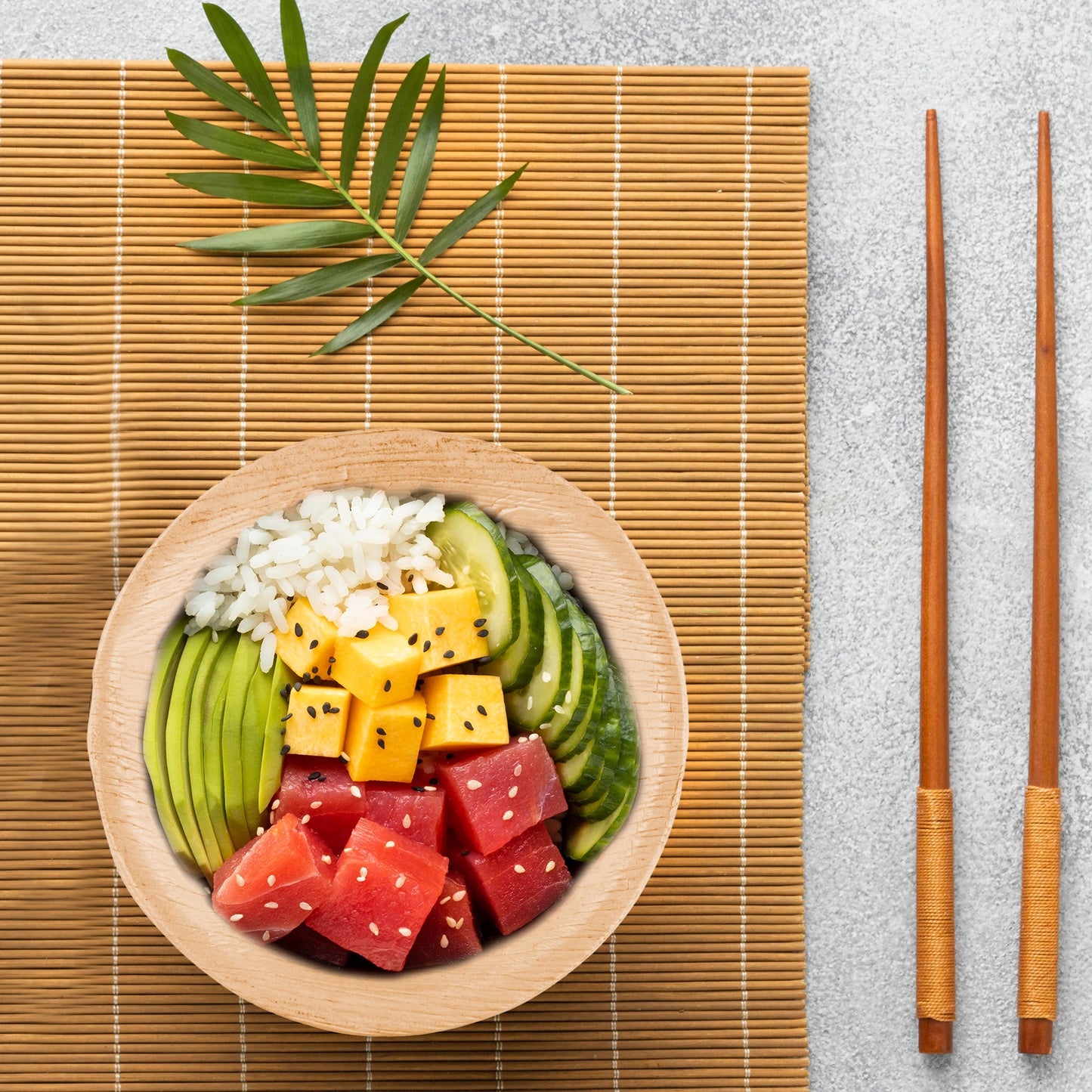 Round Palm Leaf Disposable Eco Friendly Soup Bowls (8 oz.)