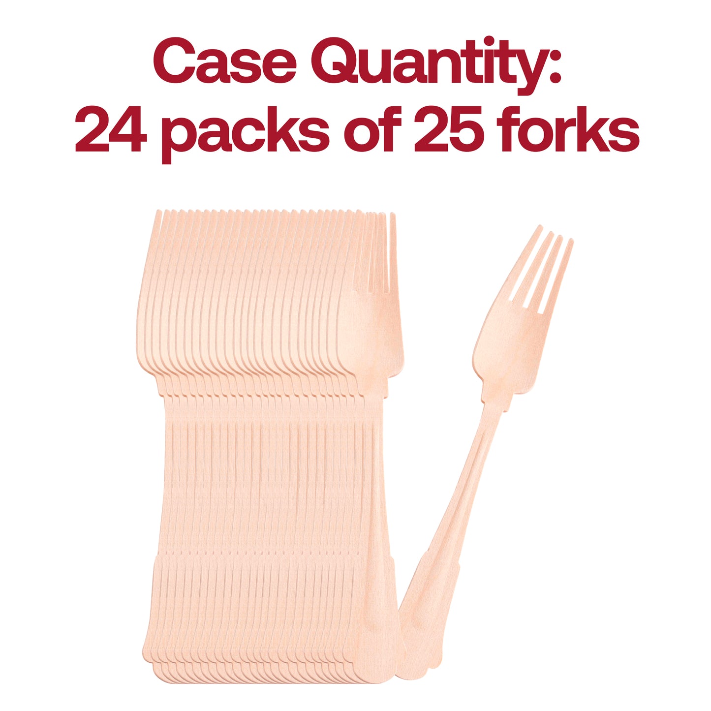 Silhouette Palm Leaf Disposable Eco-Friendly Dinner Forks