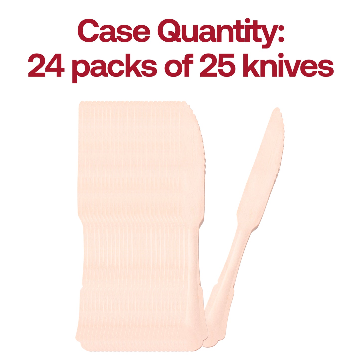 Silhouette Palm Leaf Disposable Eco-Friendly Dinner Knives Quantity | The Kaya Collection