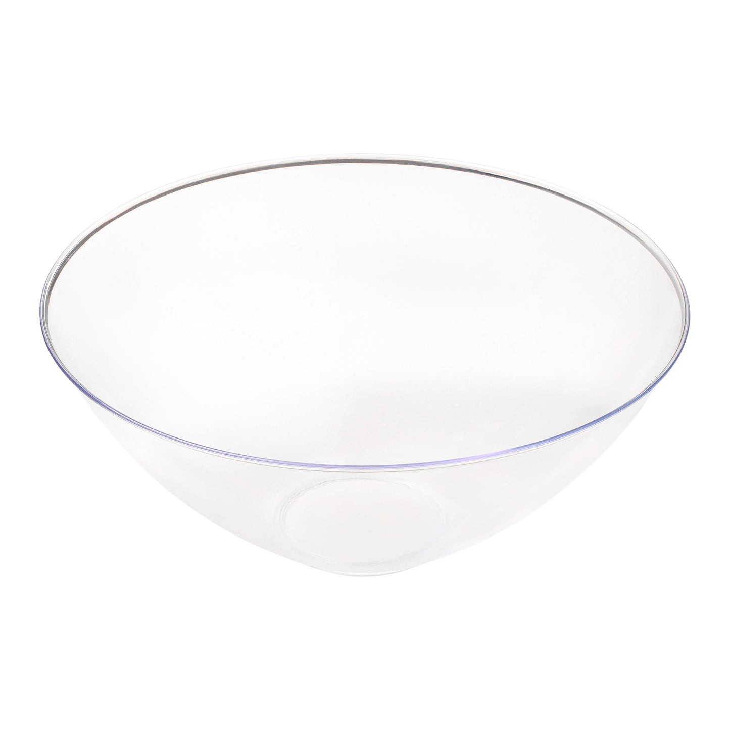 Solid Clear Organic Round Plastic Bowls (32 oz.) | The Kaya Collection