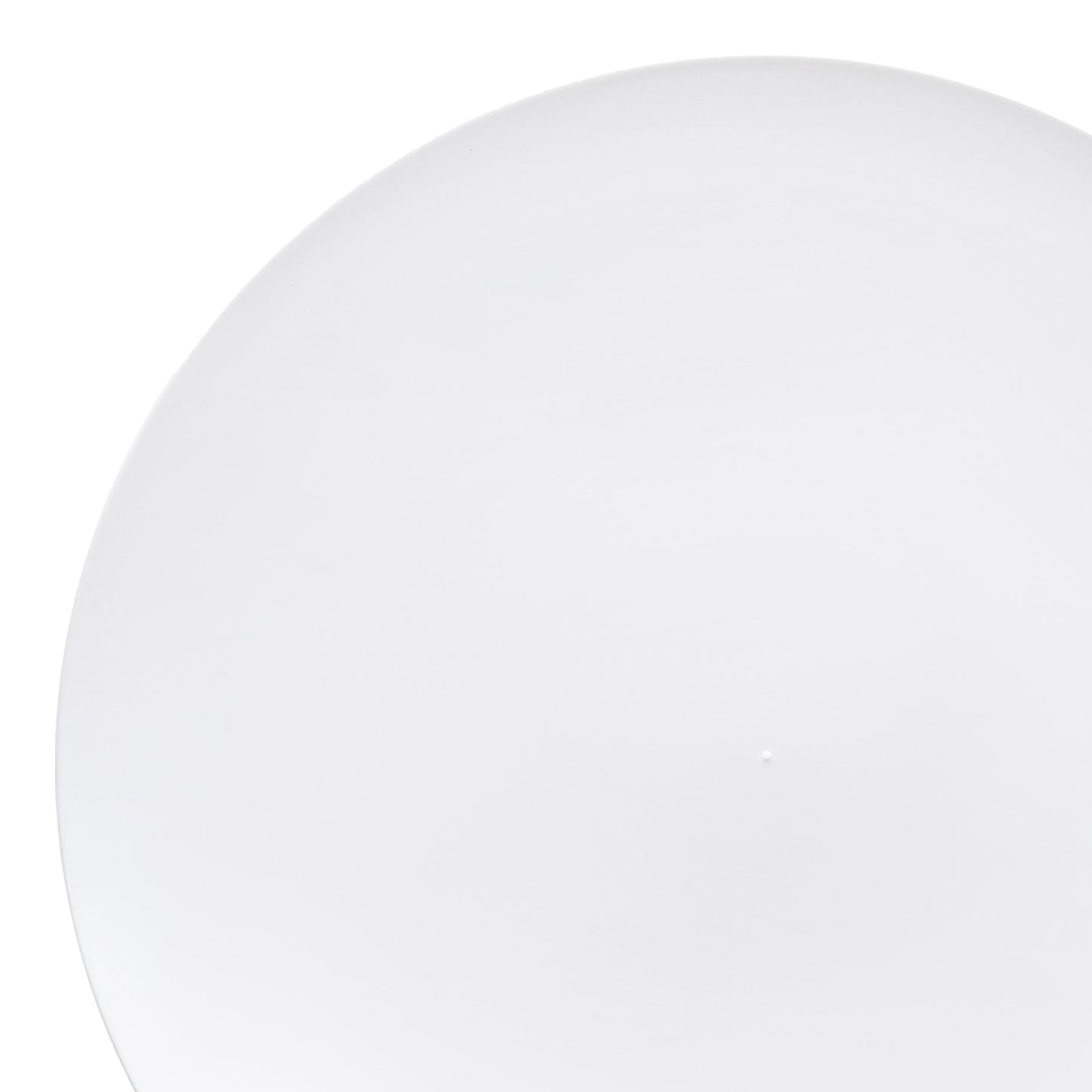 Solid White Organic Round Disposable Plastic Appetizer/Salad Plates (7.5") | The Kaya Collection