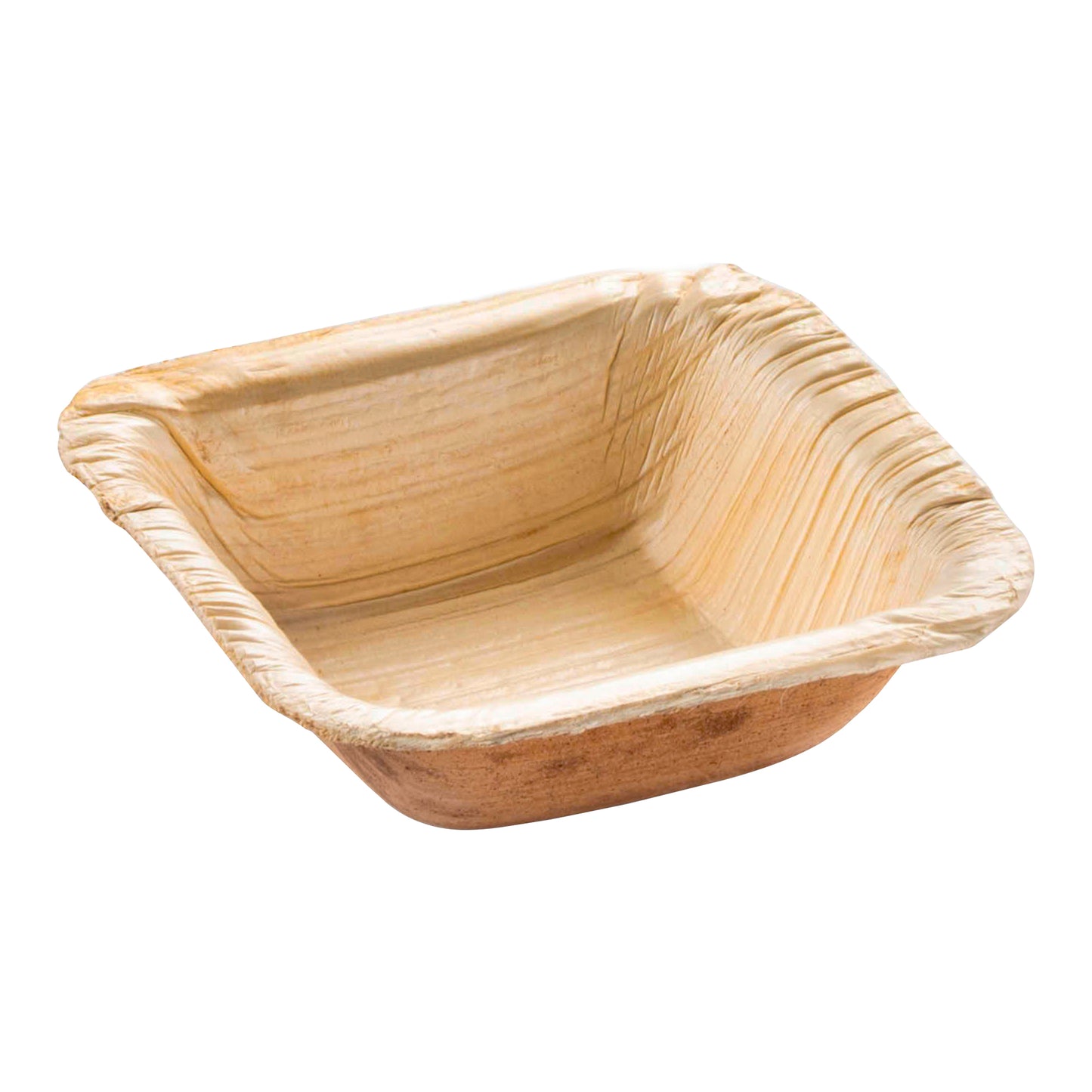 Square Palm Leaf Eco-Friendly Disposable Mini Bowls (3 oz.)