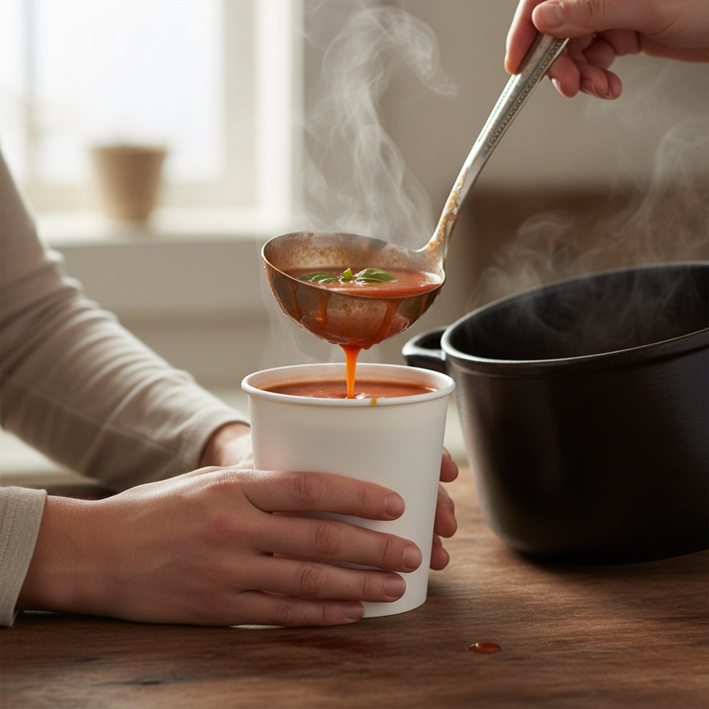 16 oz Squat Paper Soup Cups