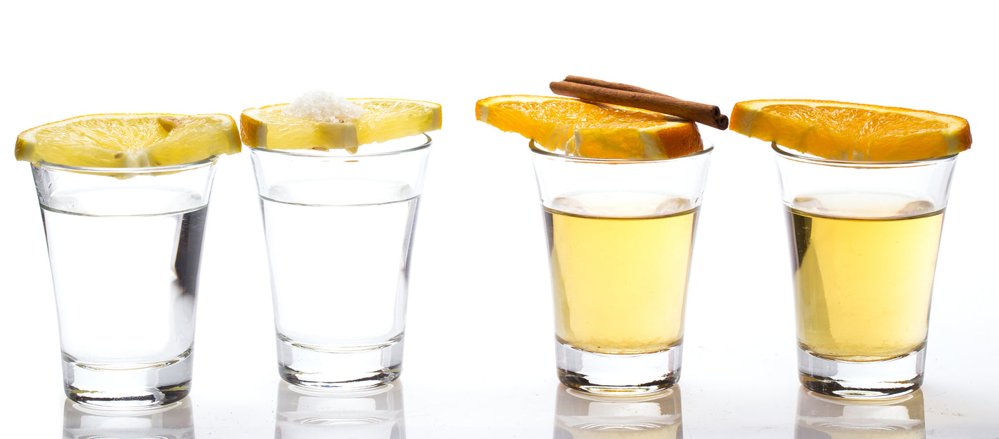 2 oz. Clear Round Disposable Plastic Shot Glasses