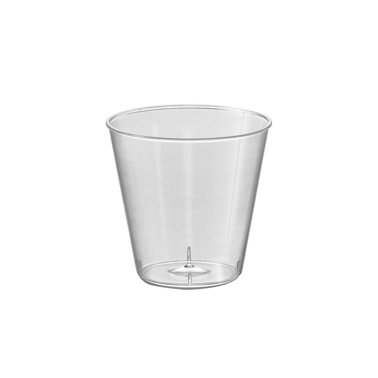 1 oz. Clear Disposable Plastic Shot Glasses