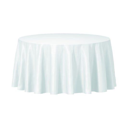 84" Clear Round Plastic Tablecloths | Kaya Collection