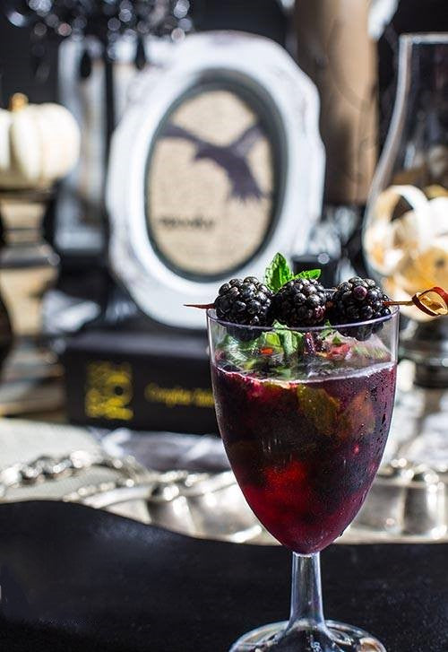 The Eerie Elixir: How to Make a Spooky Raven Halloween Cocktail