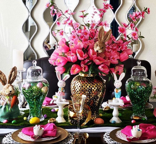 Elegant Easter Table Setting Idea to Impress Your Guests