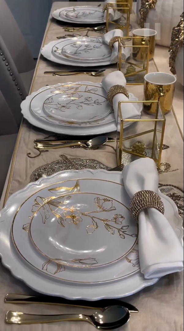 Winter glam elevate your tablescape kaya tableware the kaya collection