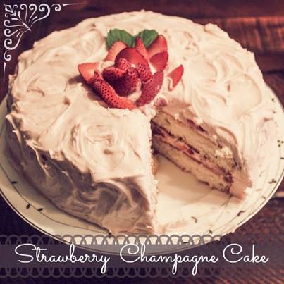 Celebrating in Style: Strawberry Champagne Cake for Special Occasions