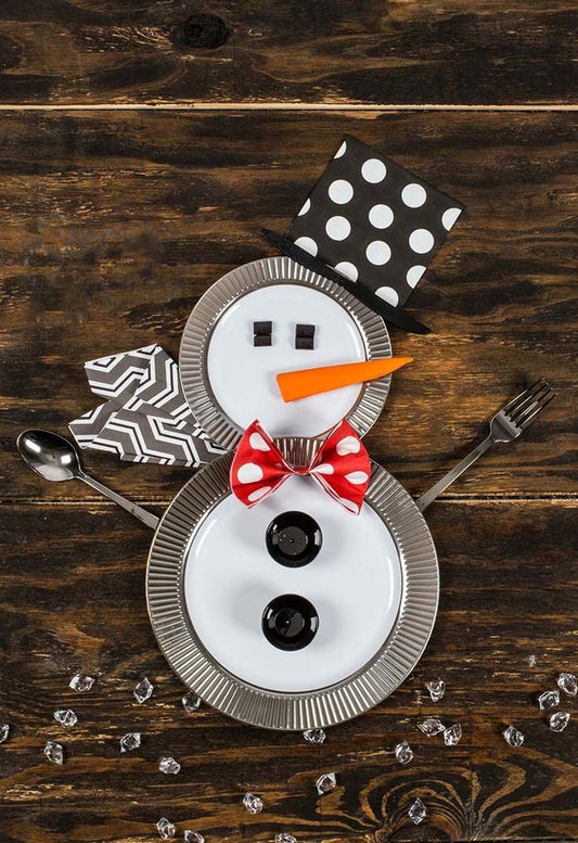 DIY Snowman Table Centerpiece Decoration