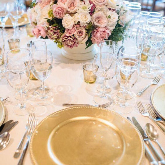 Enhance The Party Tables with Fancy Place Settings