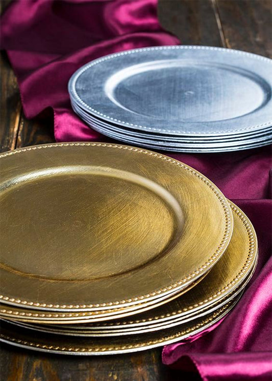 Elegant Chargers That Will Upgrade Your Party's Table Settings